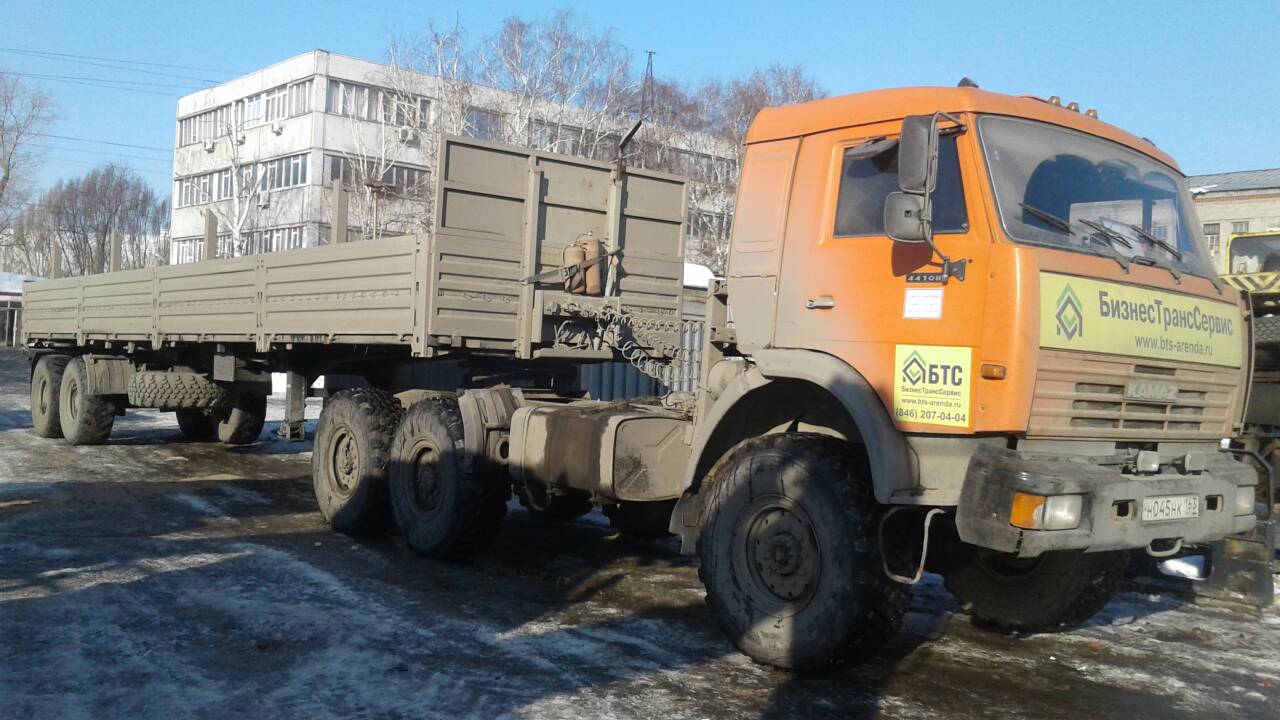 КАМАЗ 44108-10 с полуприцепом НефАЗ 9334 (вездеход) - фото 2