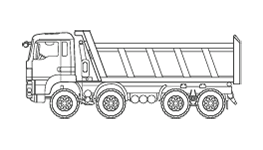 Аренда самосвала с водителем MAN TGS 41.400 8x4 BB-WW