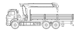 Бортовой кран-манипулятор КАМАЗ-6520 в аренду